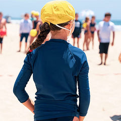 V VICTORY Youth Long Sleeve Rash Guard Shirt with UPF 50+ Sun Protection Block for Boys and Girls
