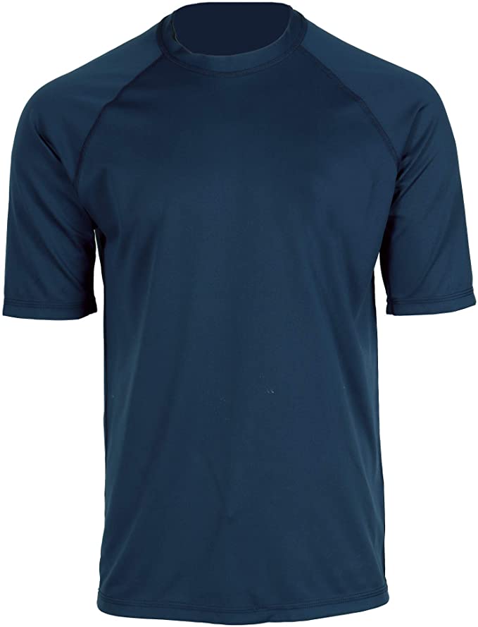 Koredry Loose Fit Short Sleeve Performance Shirt For Water Sports, UPF 50+